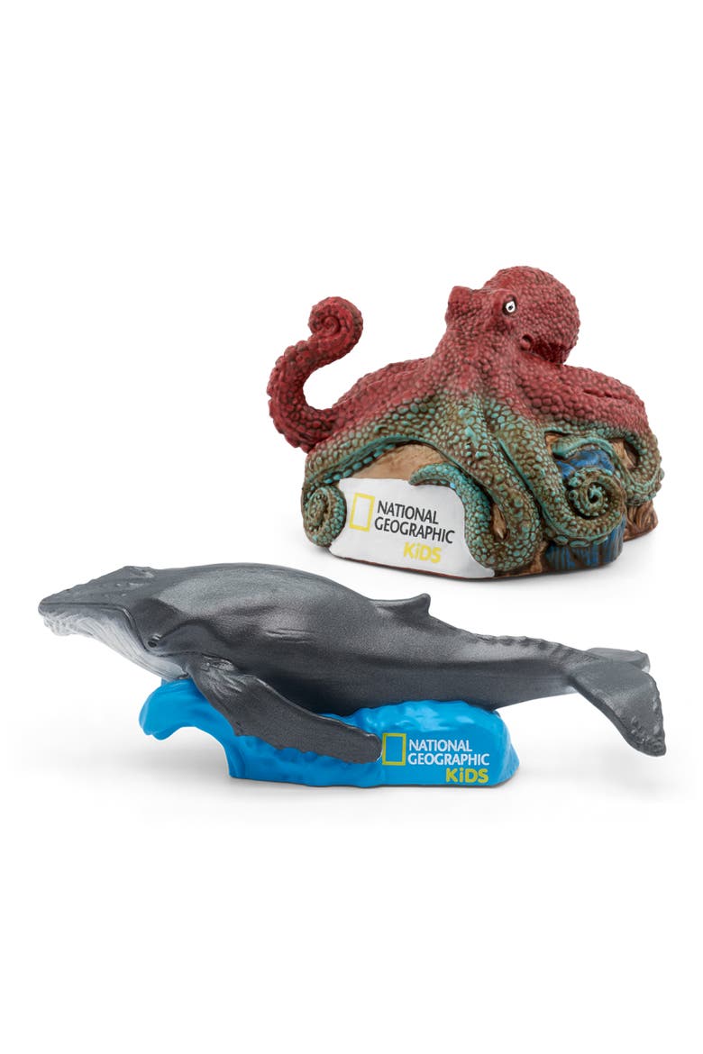 National Geographic Whale & Octopus Tonie Audio Character Bundle, Main, color, GREY MULTI