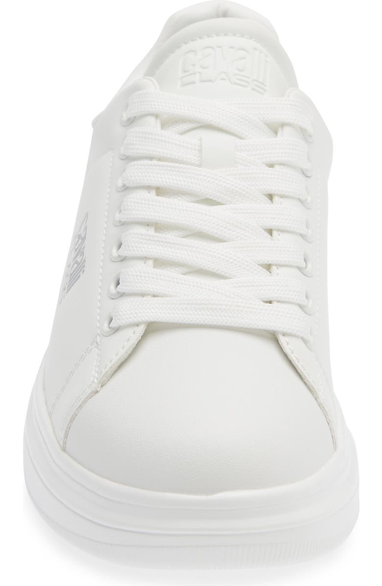 Roberto Cavalli Low Top Sneaker, Alternate, color, White