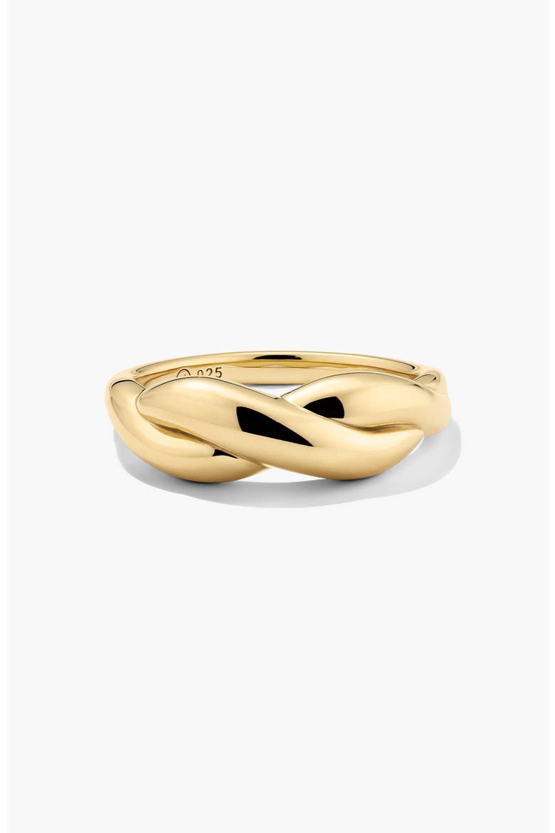 Dôme Brioche Ring, Alternate, color, 18k Gold Vermeil