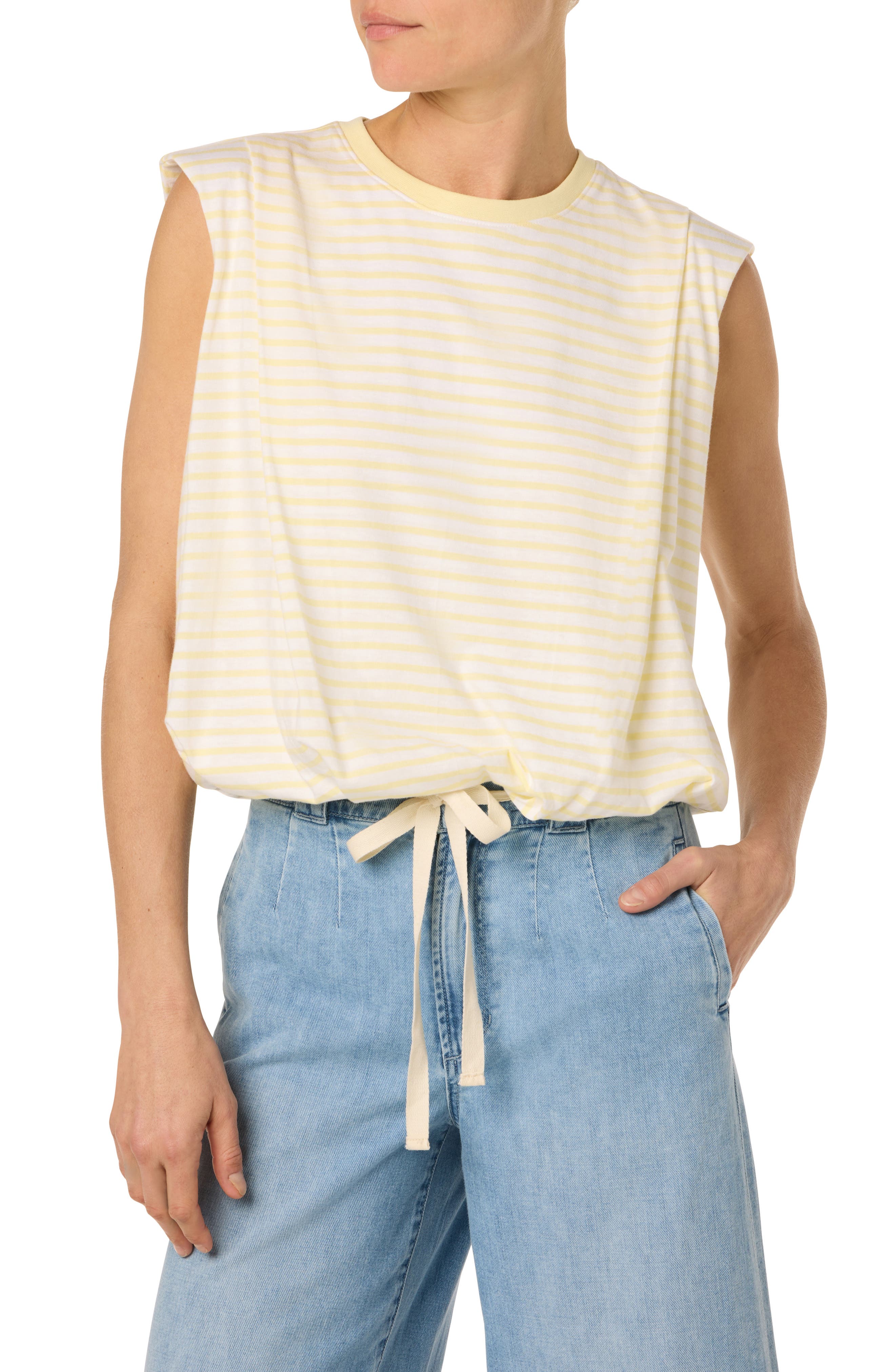ANISE/WHITE STRIPE