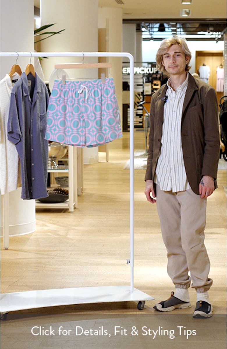 Mosaics 5.5-Inch Swim Trunks, sales video thumbnail