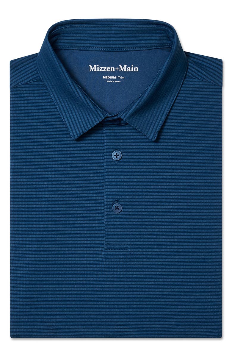 Mizzen+Main Copa Trim Fit Performance Polo, Alternate, color, Midnight Navy