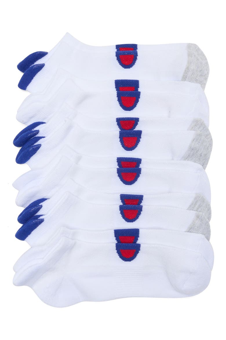 Cushioned 4.0 3-Pack Ankle Socks, Main, color, WHITE