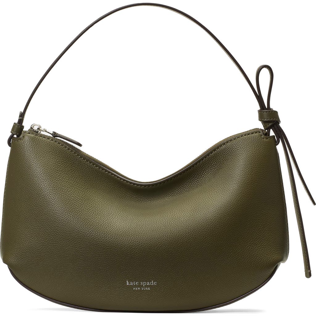 Kate Spade New York Loop Pebble Leather Shoulder Bag In Green