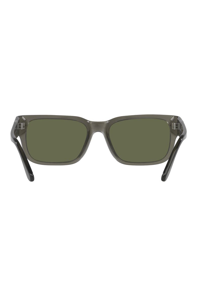 58mm Polarized Rectangular Sunglasses, Alternate, color, ROSE GOLD TORT