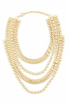 EYE CANDY LOS ANGELES Julia Layered Chain Necklace