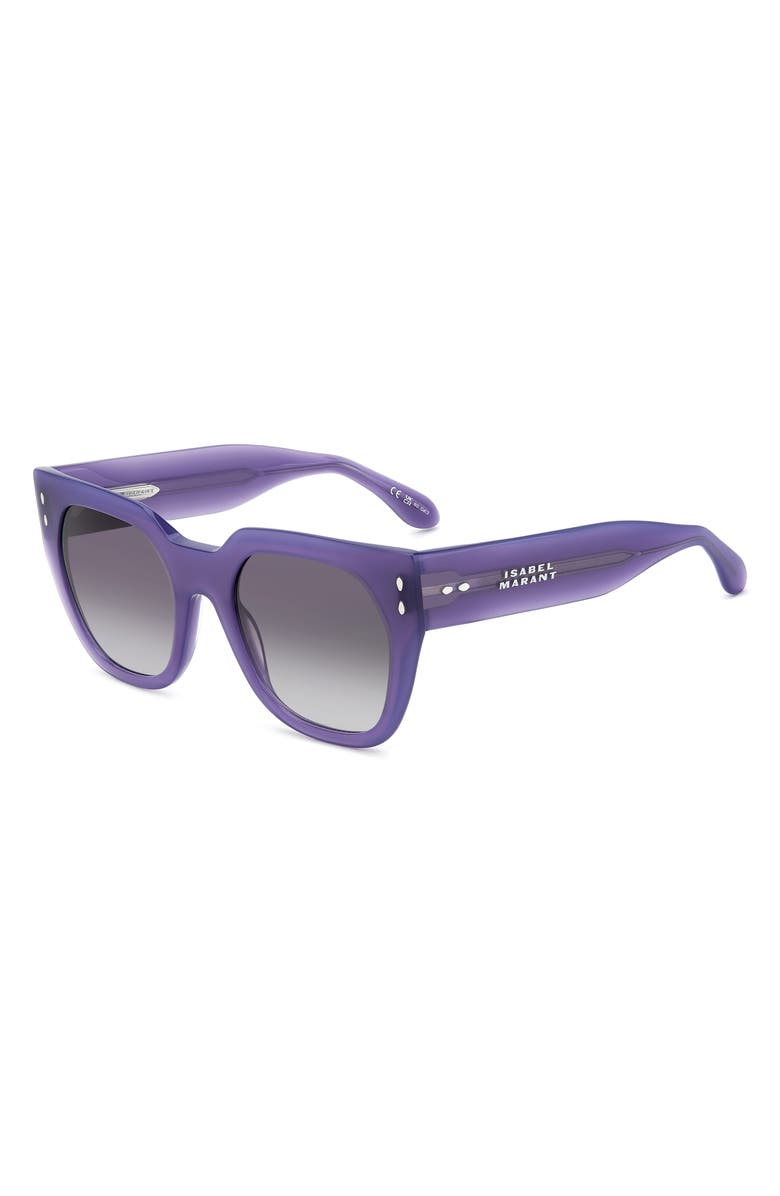 Isabel Marant 53mm Cat Eye Sunglasses, Alternate, color, Lilac