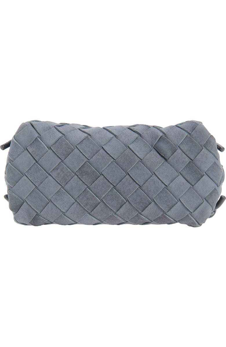 Bottega Veneta Concert Intrecciato Suede Crossbody Bag, Alternate, color, Cloudy Indigo