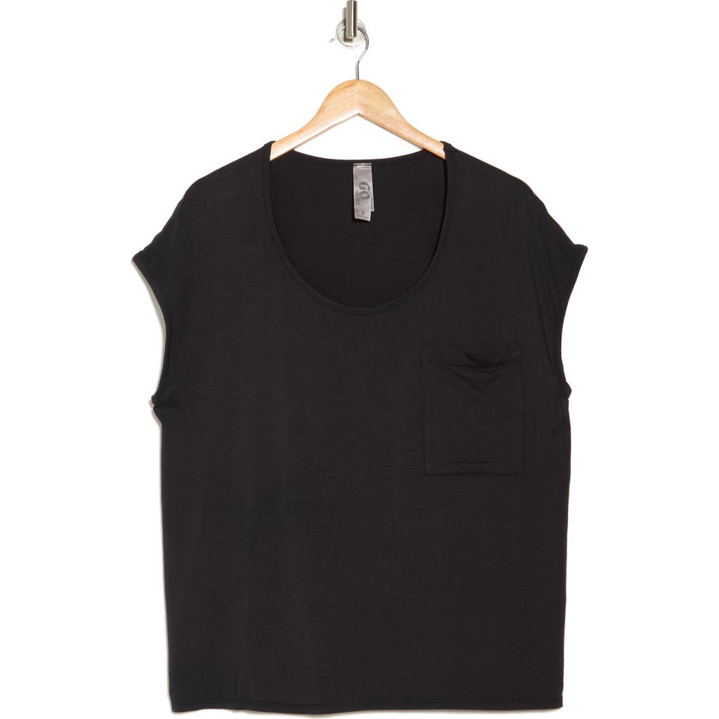 Go Couture Round Neck Dolman Sleeve Top