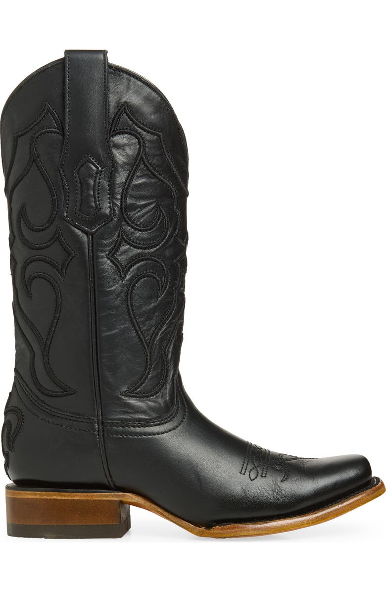CORRAL Embroidered Western Boot, Alternate, color, Black
