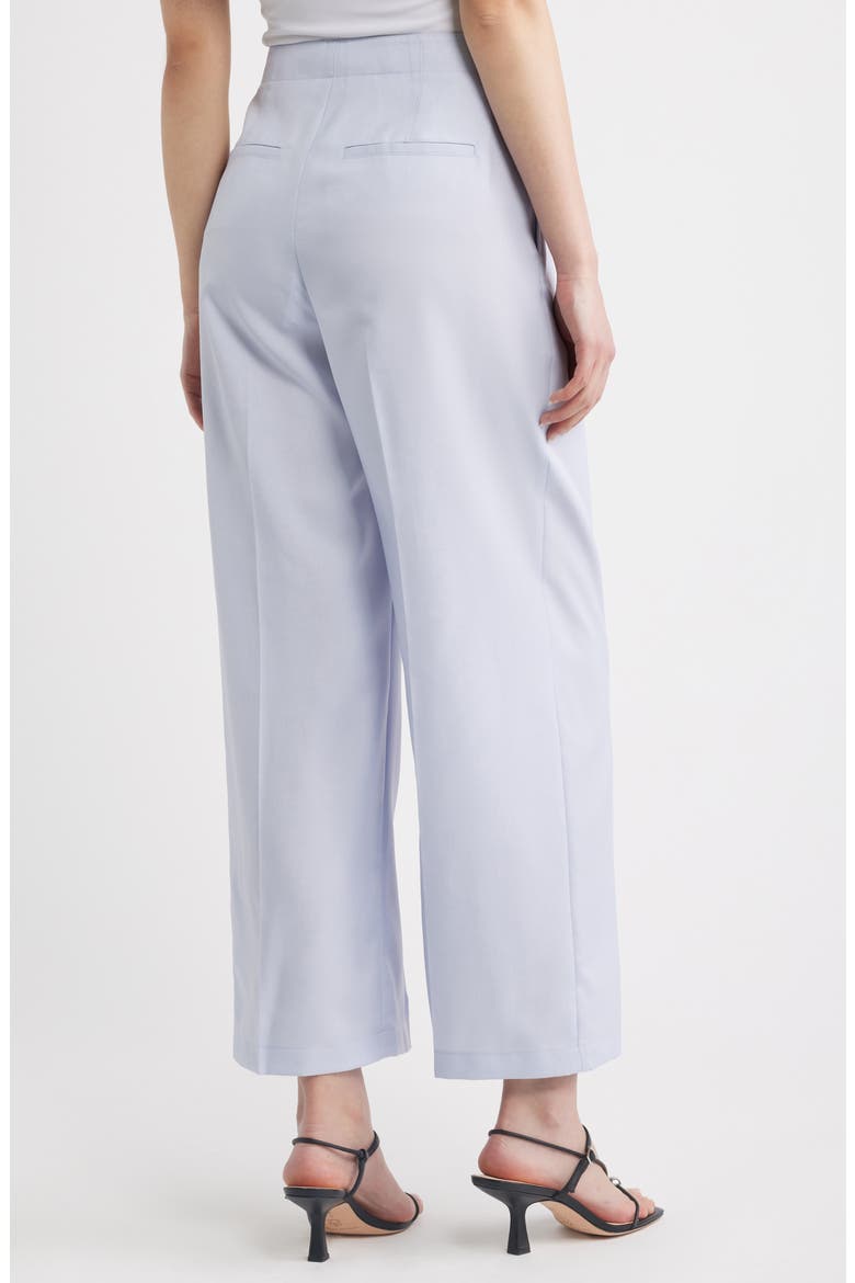 Pleated High Waist Wide Leg Pants, Alternate, color, CORNFLOWER - G2M
