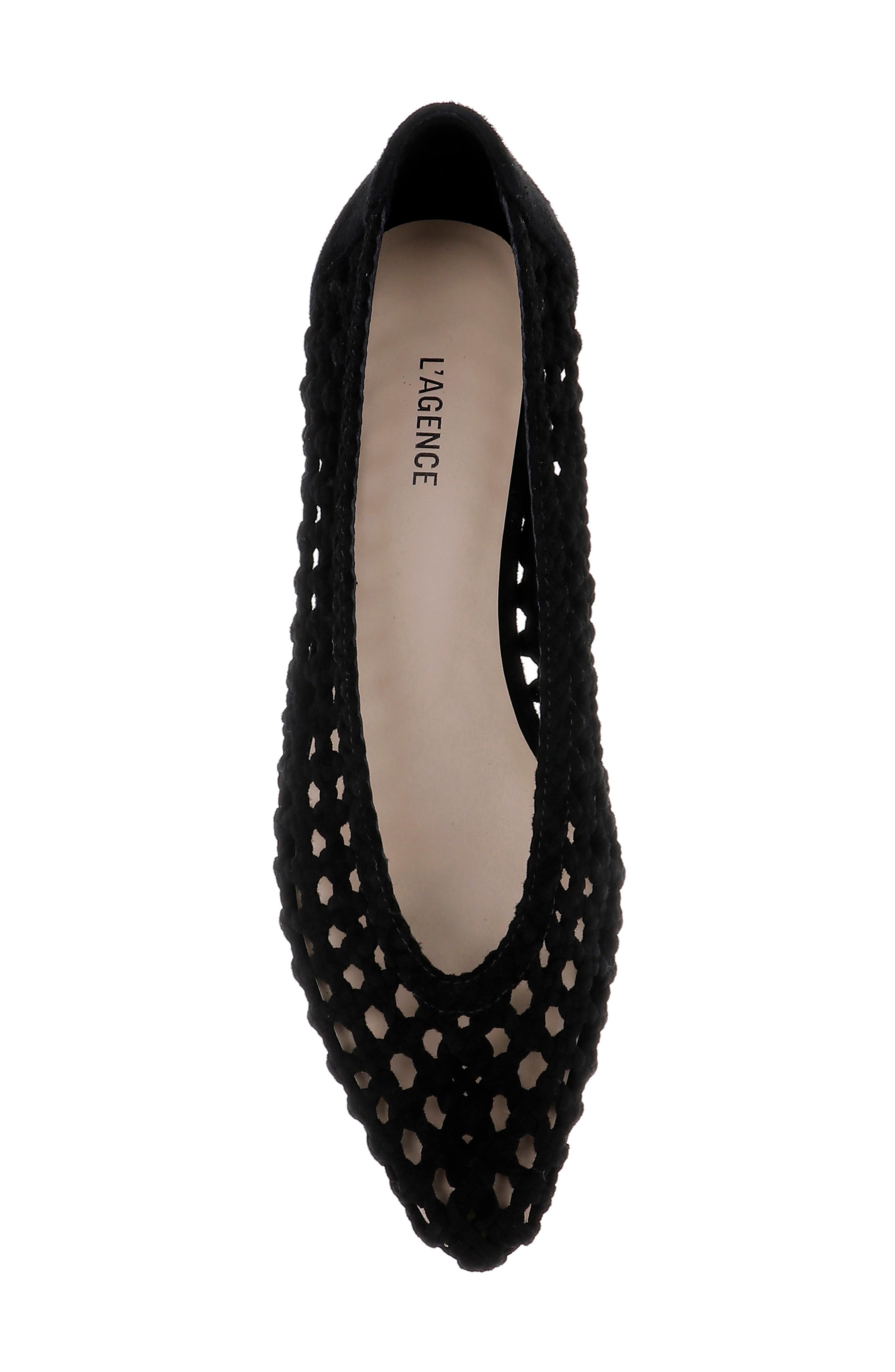 L'AGENCE Alsace Pump, Alternate, color, Black Suede