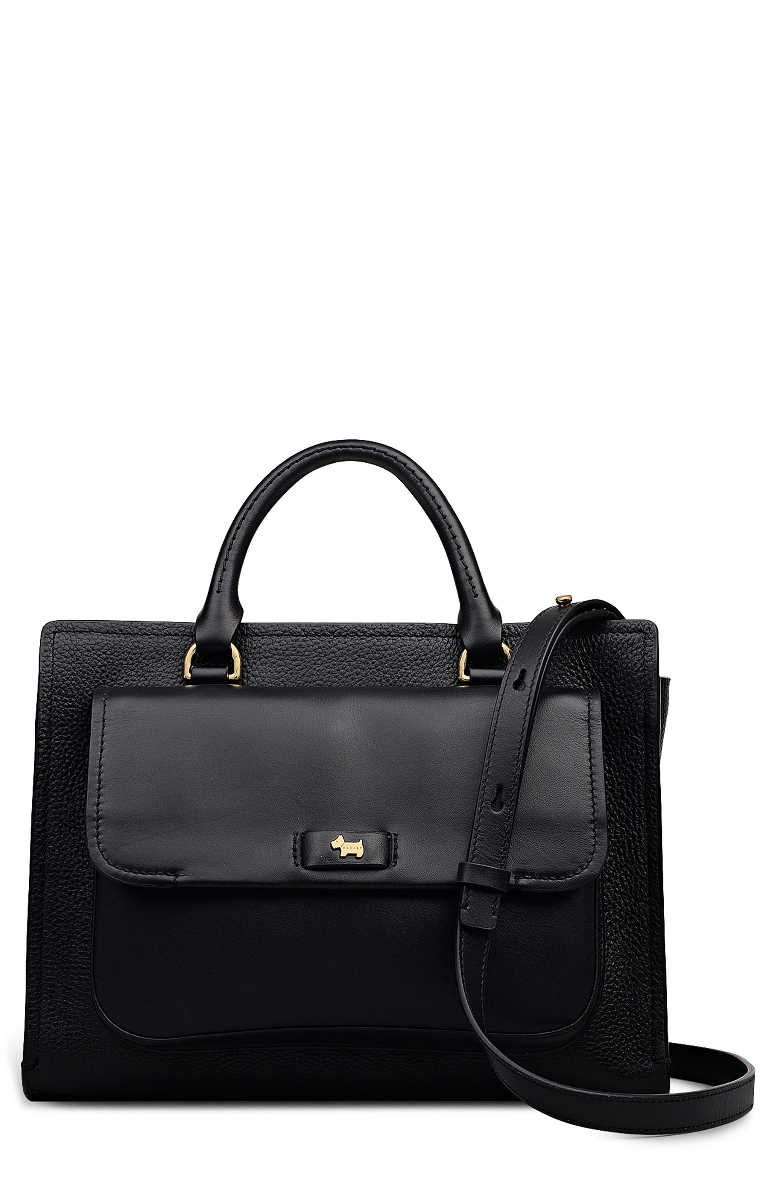 Radley Talbot Way Medium Zip Top Leather Satchel