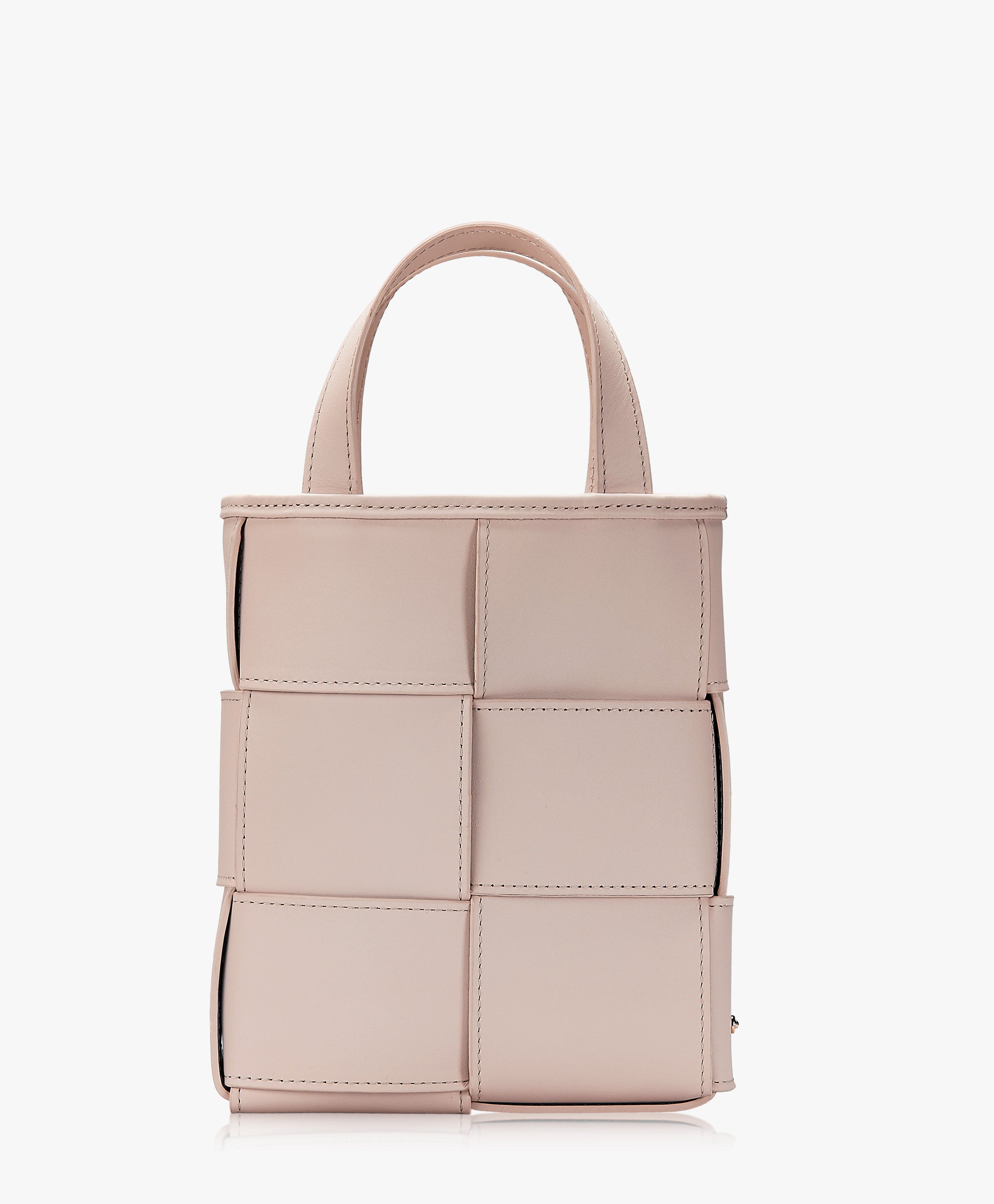GiGi New York Chloe Mini Shopper, Alternate, color, Nude