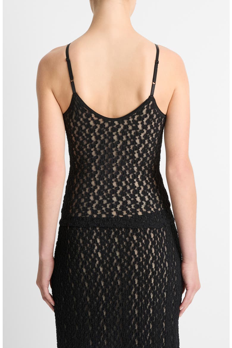 Floral Lace Camisole, Alternate, color, BLACK