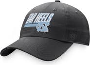 TOP OF THE WORLD Men's Top of the World Charcoal North Carolina Tar Heels Slice Adjustable Hat