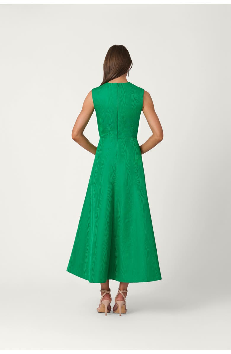 Shoshanna Midnight Moire Gabrielle Dress, Alternate, color, Vibrant Green