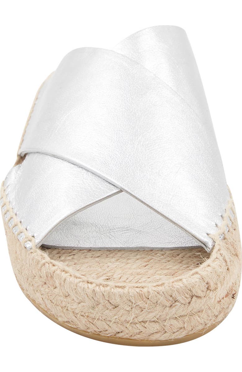 André Assous Estelle Espadrille Platform Slide Sandal, Alternate, color,