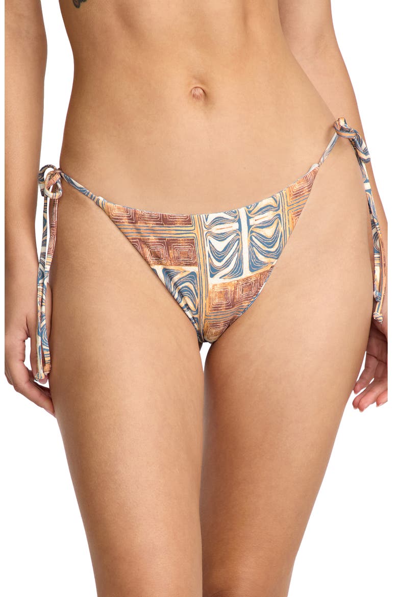 Emma Rushton Tie Bikini Bottoms, Alternate, color, BLUE MULTI