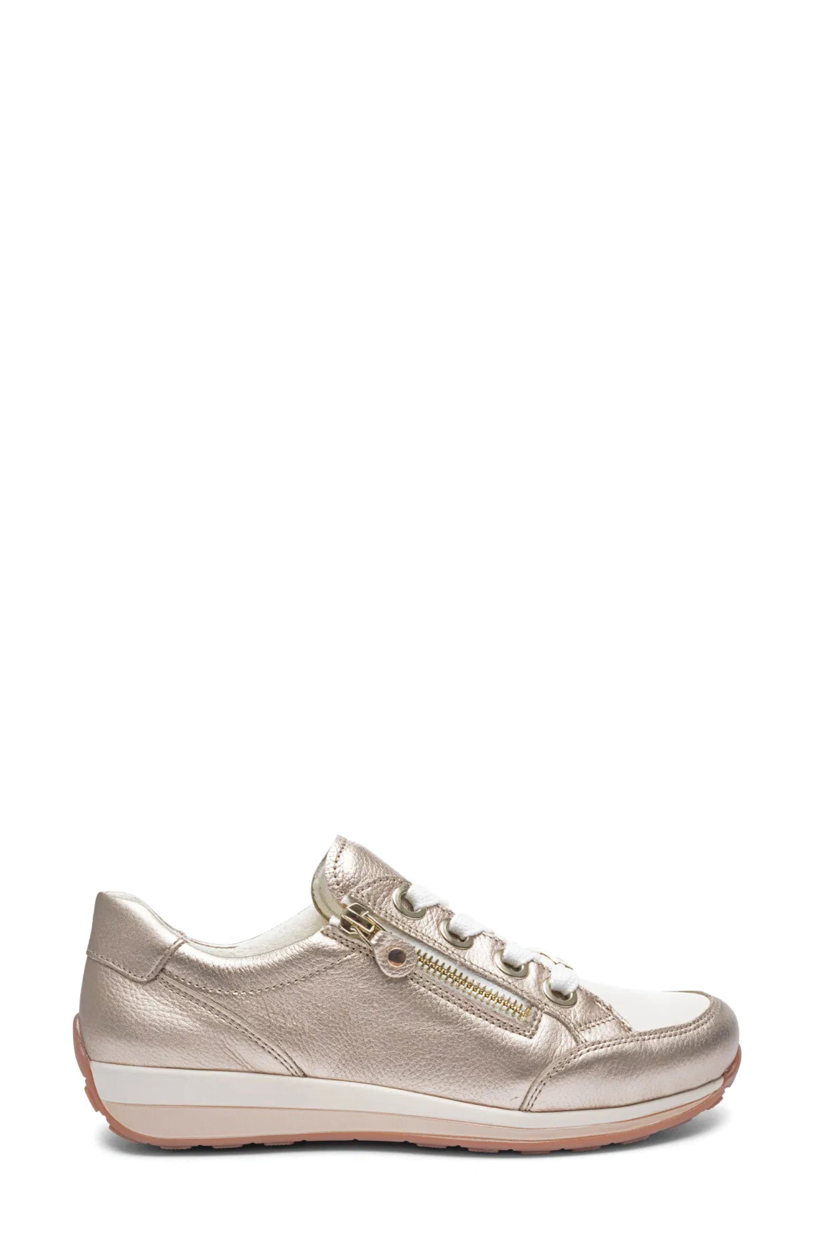 Ollie Lace-Up Sneaker, Alternate, color, BEIGE