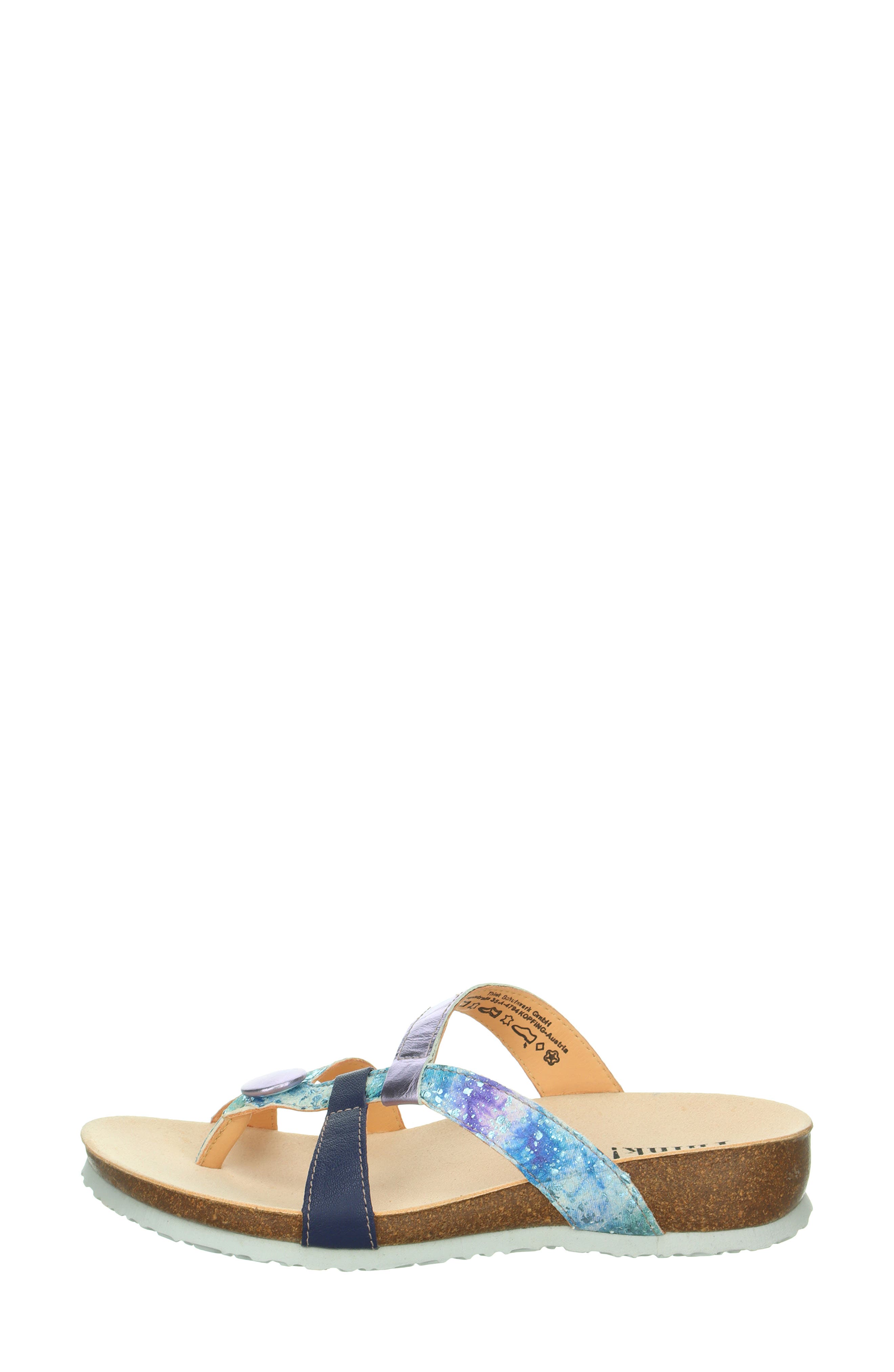 Think! 'Julia' Sandal, Alternate, color, Turkis/Kombi