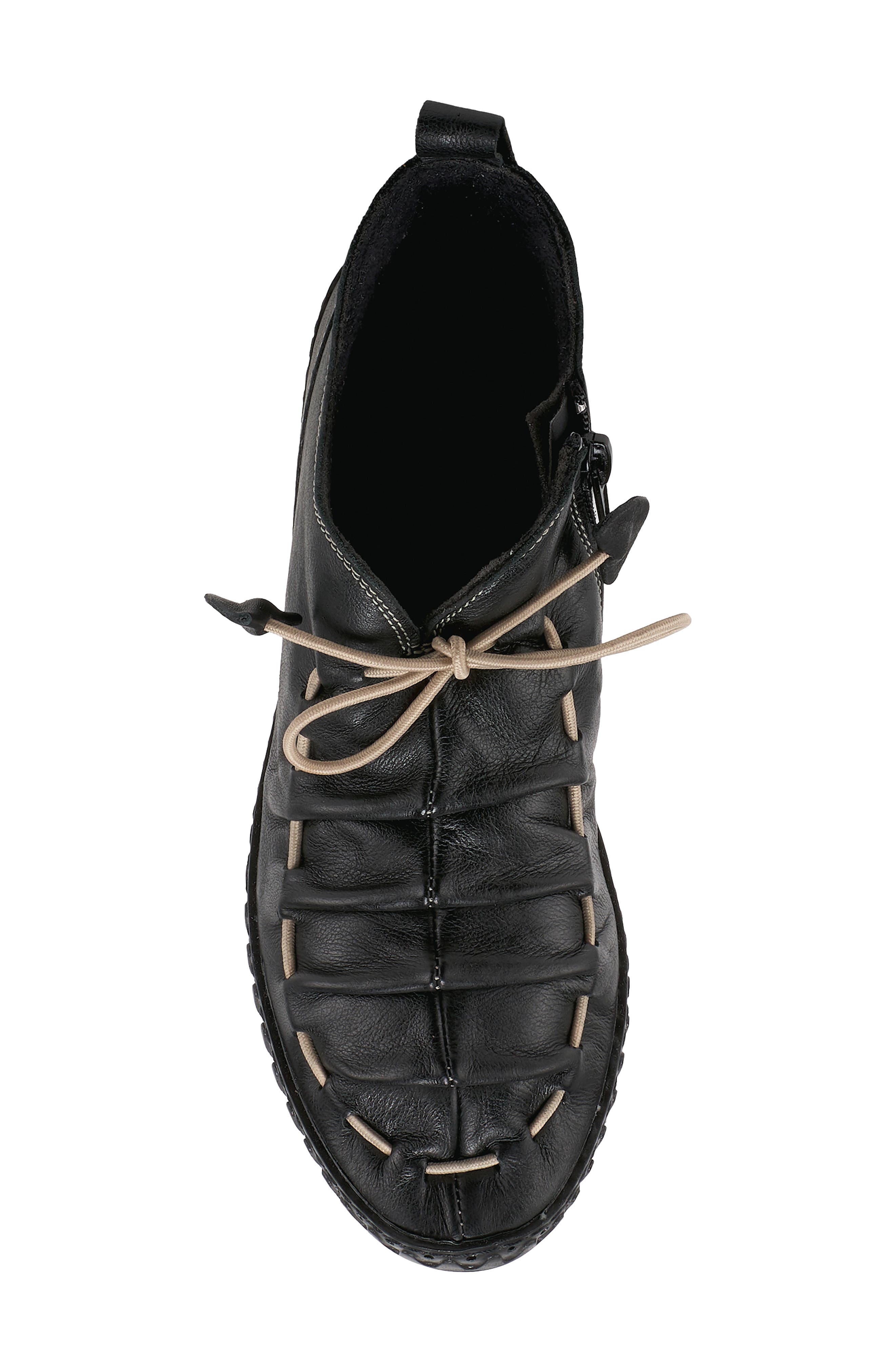 Spring Step Nespea Desert Bootie, Alternate, color, Black