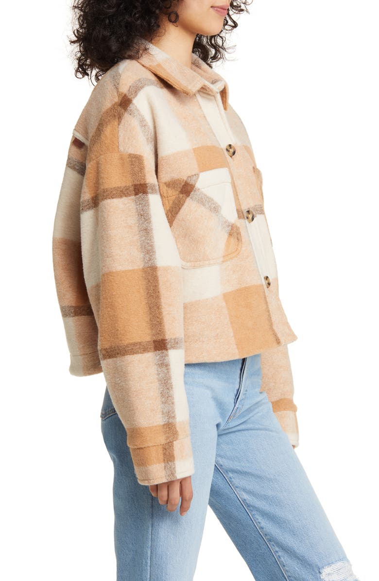 Rip Curl Tropics Plaid Flannel Jacket, Alternate, color, 