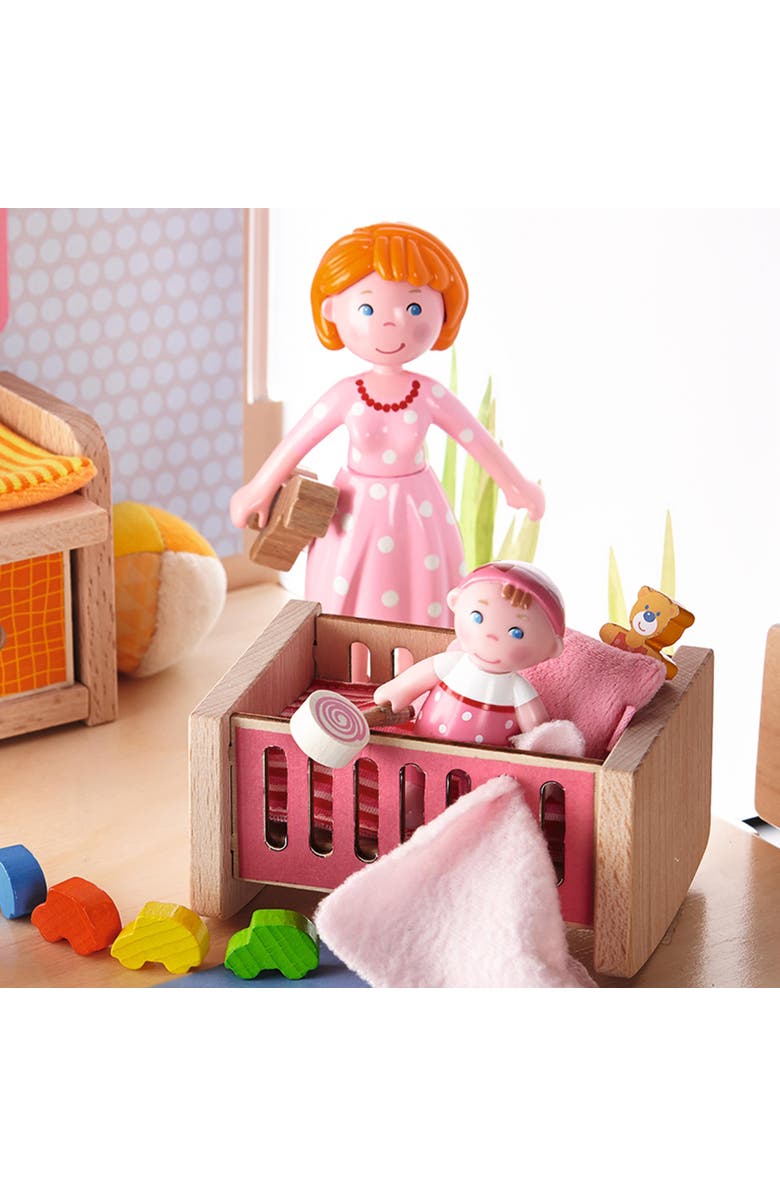 HABA Little Friends Babies Marie & Max - 2.5" Twin Baby Dollhouse Toy Figures, Alternate, color, 