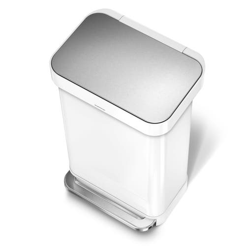 Simplehuman 45-liter Rectangular Step Trash Can With Liner Pocket