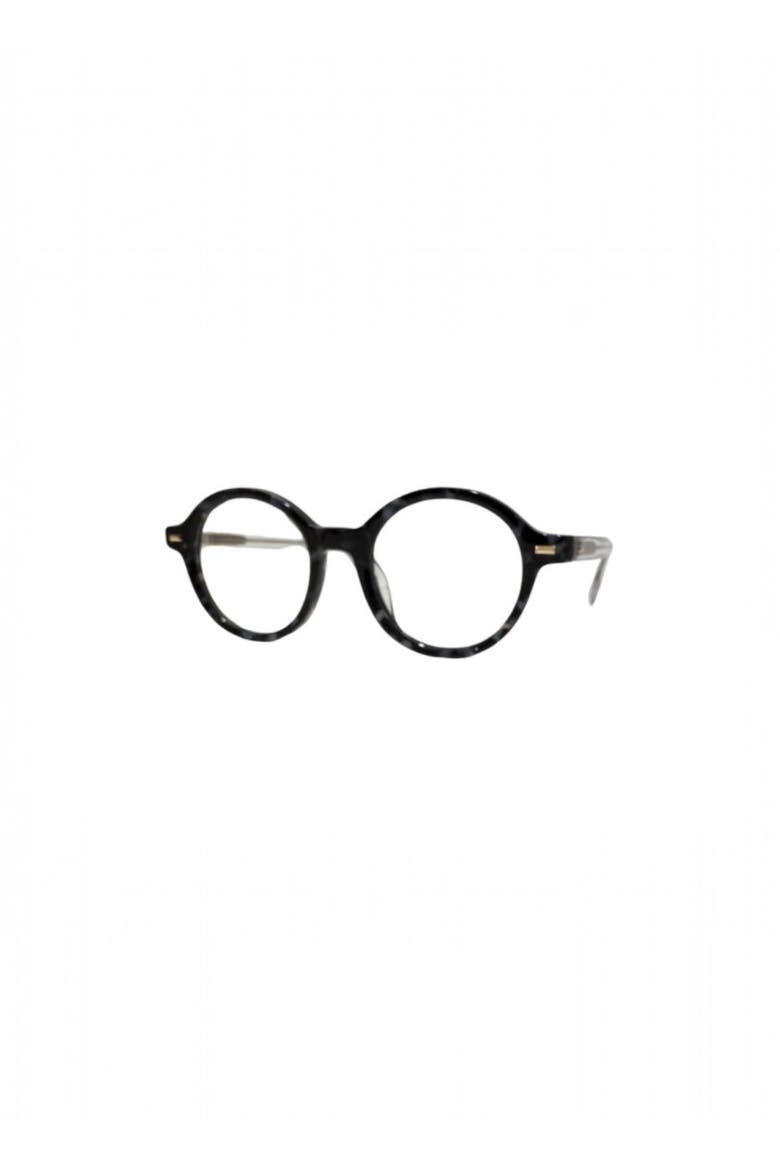 Alexandrite Round 48mm Eyeglasses, Alternate, color, Black
