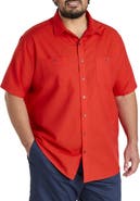 Synrgy by DXL Textured Solid Sport Shirt