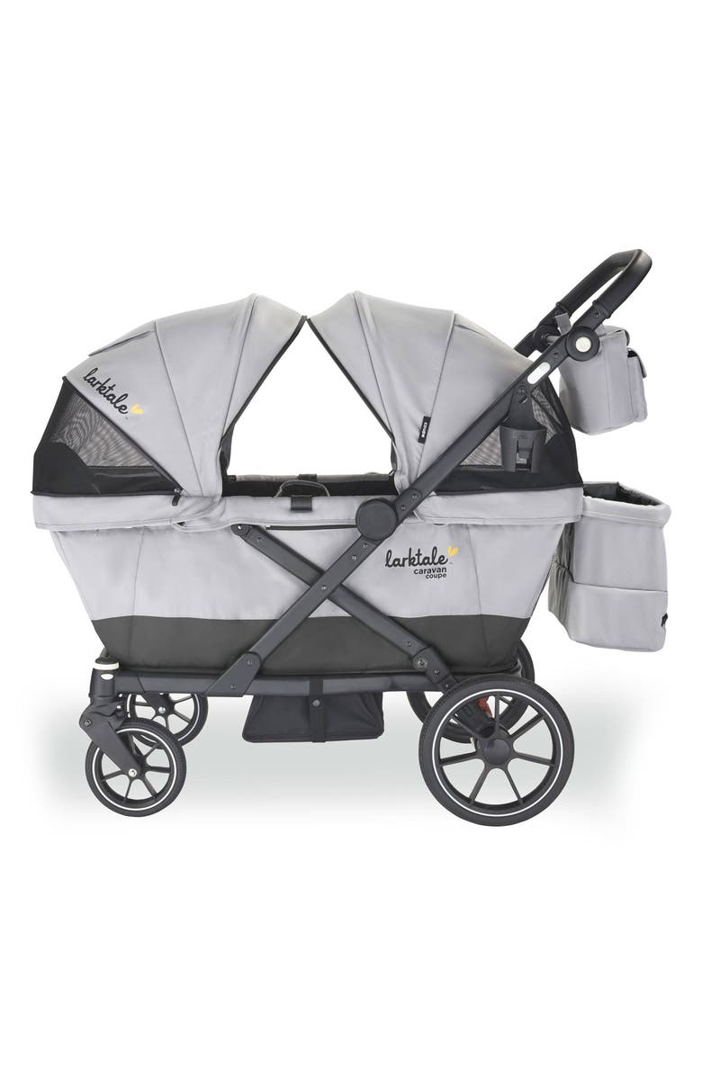 Larktale Caravan Coupe v2 Stroller Wagon, Main, color, Grey/Black