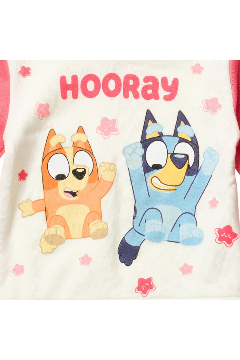 2-Piece Fleece Hoodie and Pants Set, Alternate, color, Bluey and Bingo Pink
