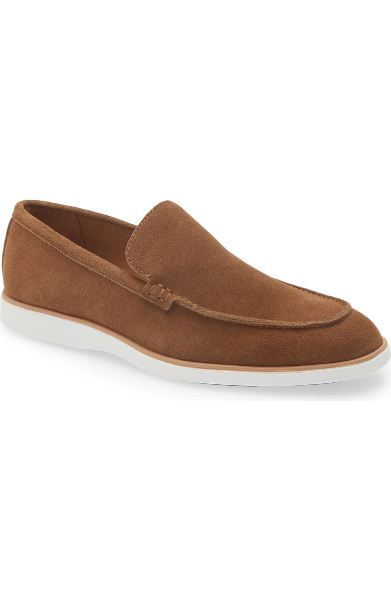 VITTORIO RUSSO Alto Loafer, Main, color, Silk Suede Brown