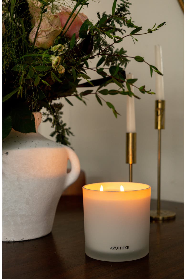 Sea Salt Grapefruit 3-Wick Scented Candle, Alternate, color, WHITE