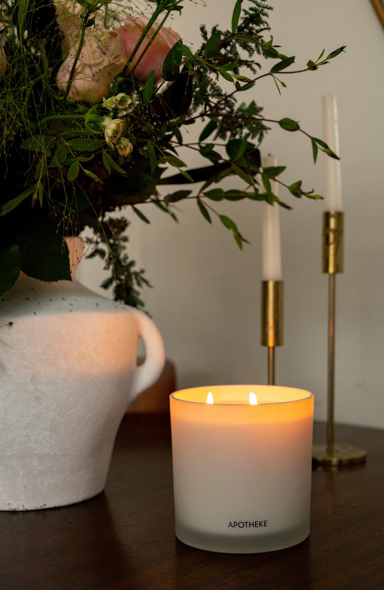 APOTHEKE Sea Salt Grapefruit 3-Wick Scented Candle, Alternate, color, White