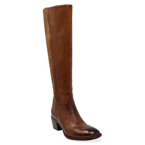 Madison Maison Knee High Boot Stretch Boot In Brown