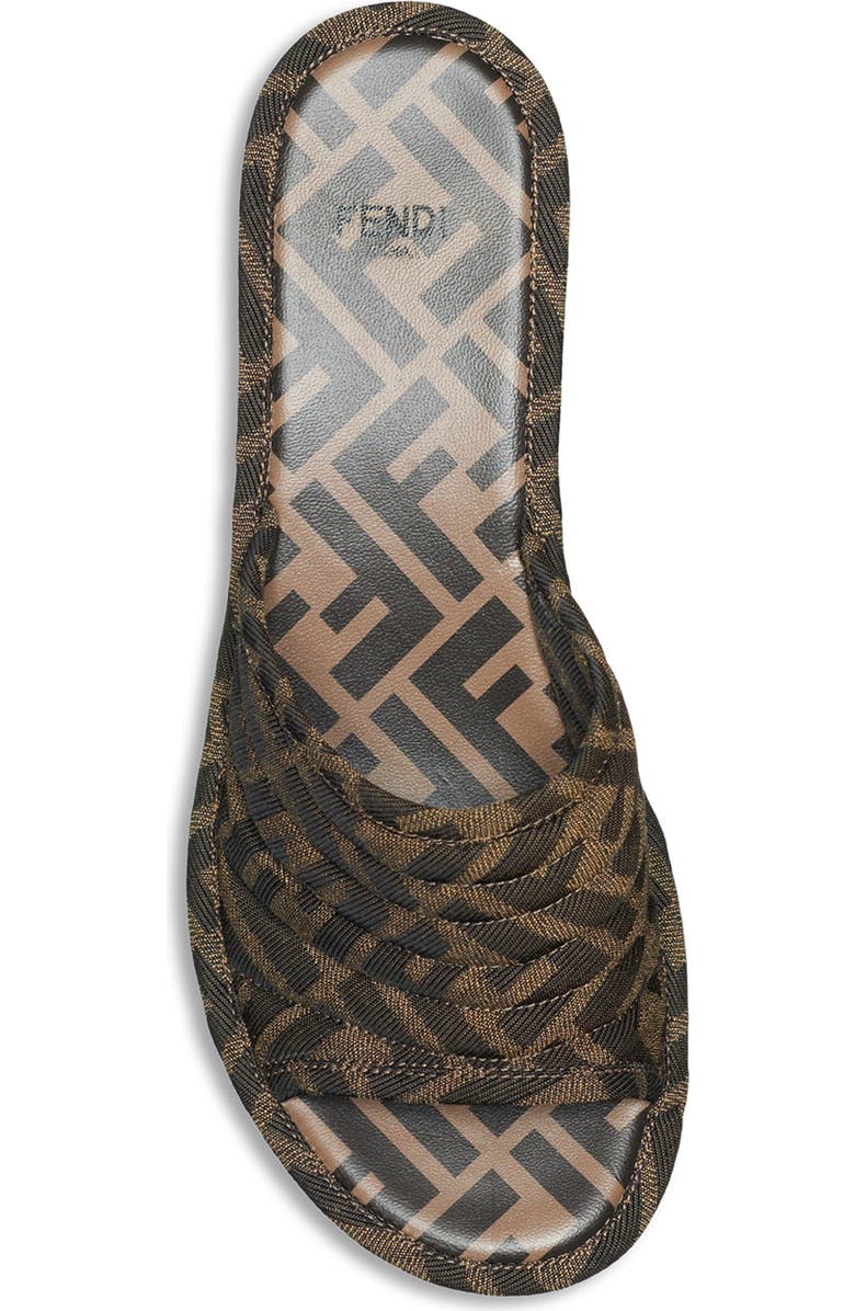 Fendi Promenade Platform Slide Sandal, Alternate, color,