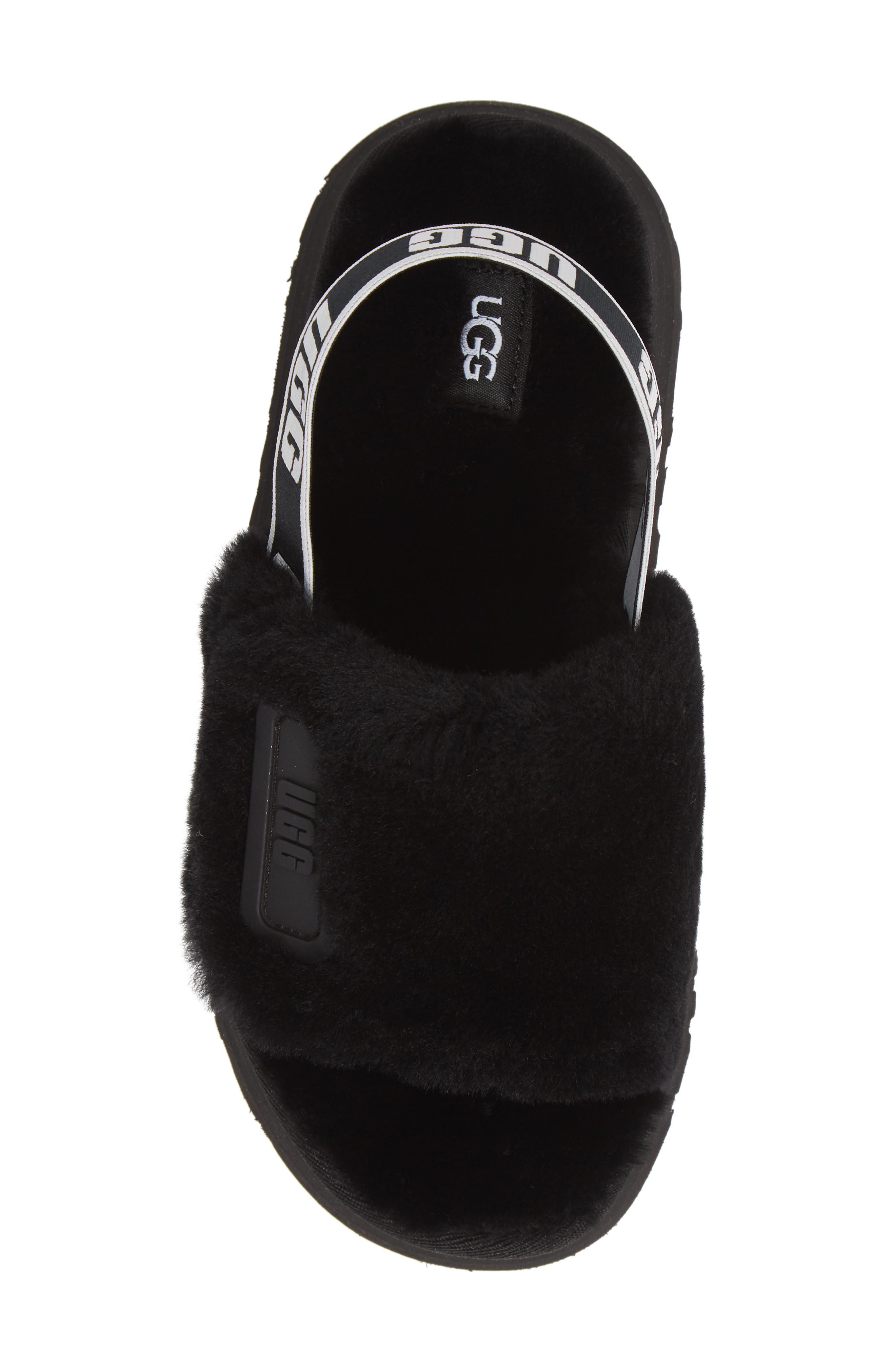 UGG<sup>®</sup> Disco Genuine Shearling Slingback Slipper, Alternate, color, 