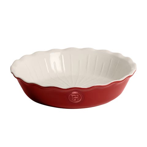 Modern Classics 9-Inch Ribbed Pie Dish
