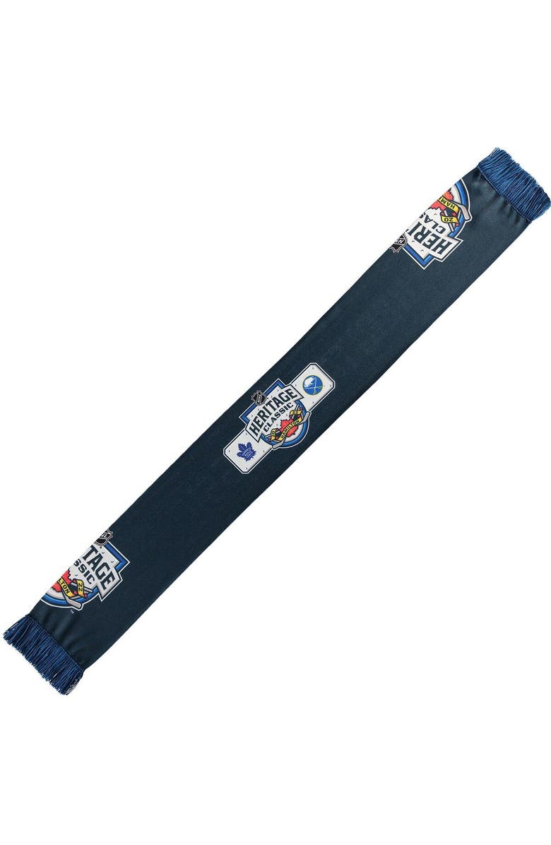 RUFFNECK SCARVES Navy NHL 2022 Heritage Classic Event Scarf, Alternate, color, Navy