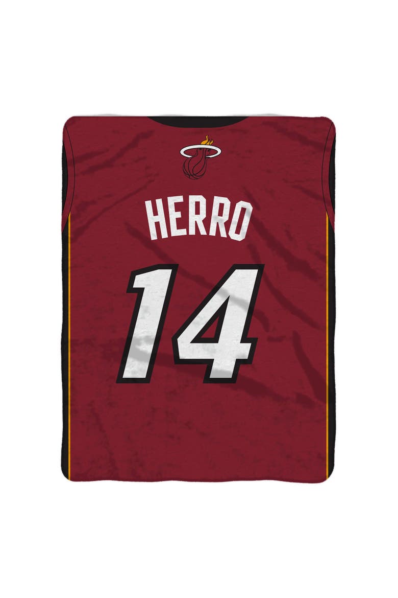 Miami Heat Tyler Herro Name and Number 60" x 80" Raschel Throw Blanket, Alternate, color, None