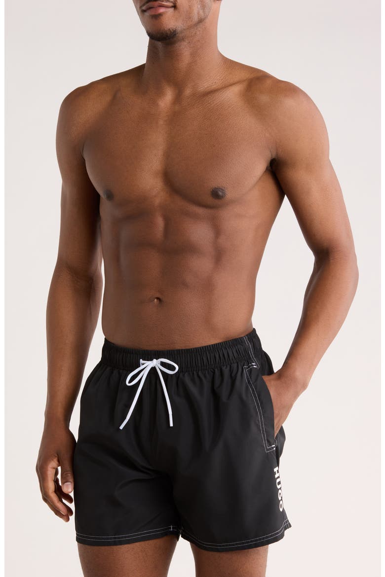 Max Swim Trunks, Main, color, BLACK