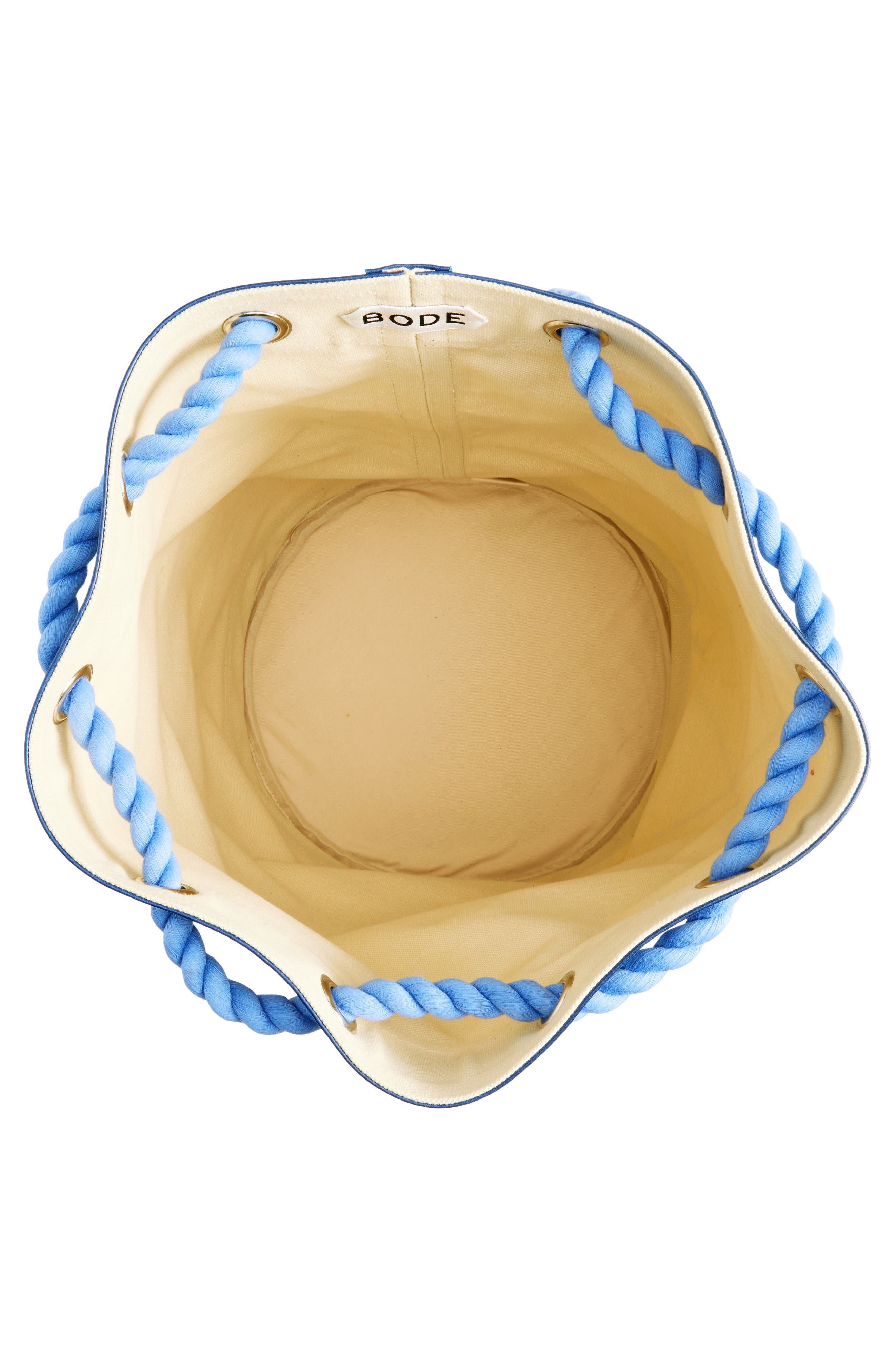 Bode Sea Rig Canvas & Leather Rucksack, Alternate, color, Natural