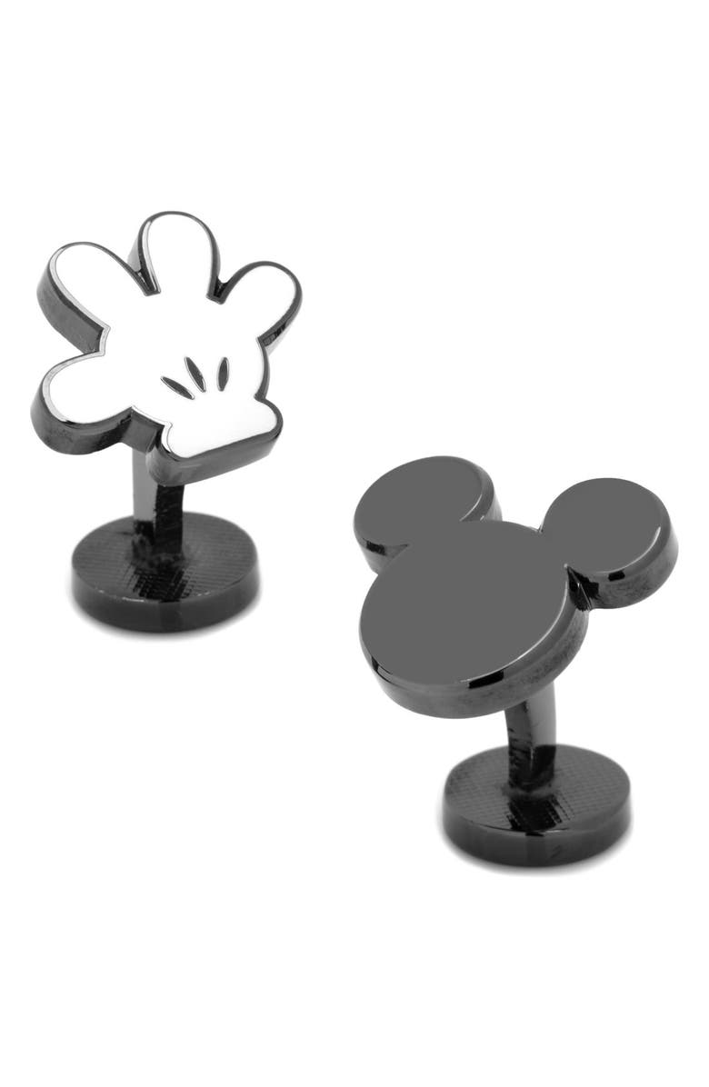 Cufflinks, Inc. Mickey Mouse Cuff Links, Main, color, Black