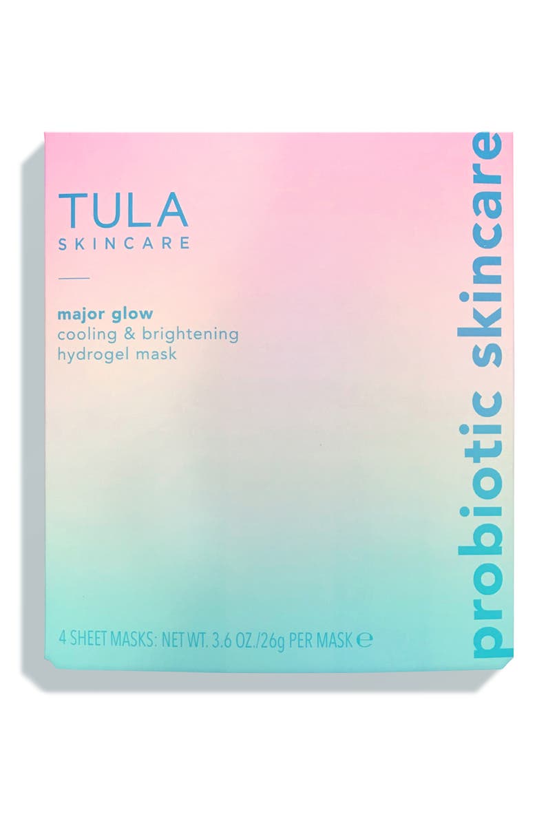 TULA Skincare Major Glow Cooling & Brightening Hydrogel Mask, Alternate, color, 