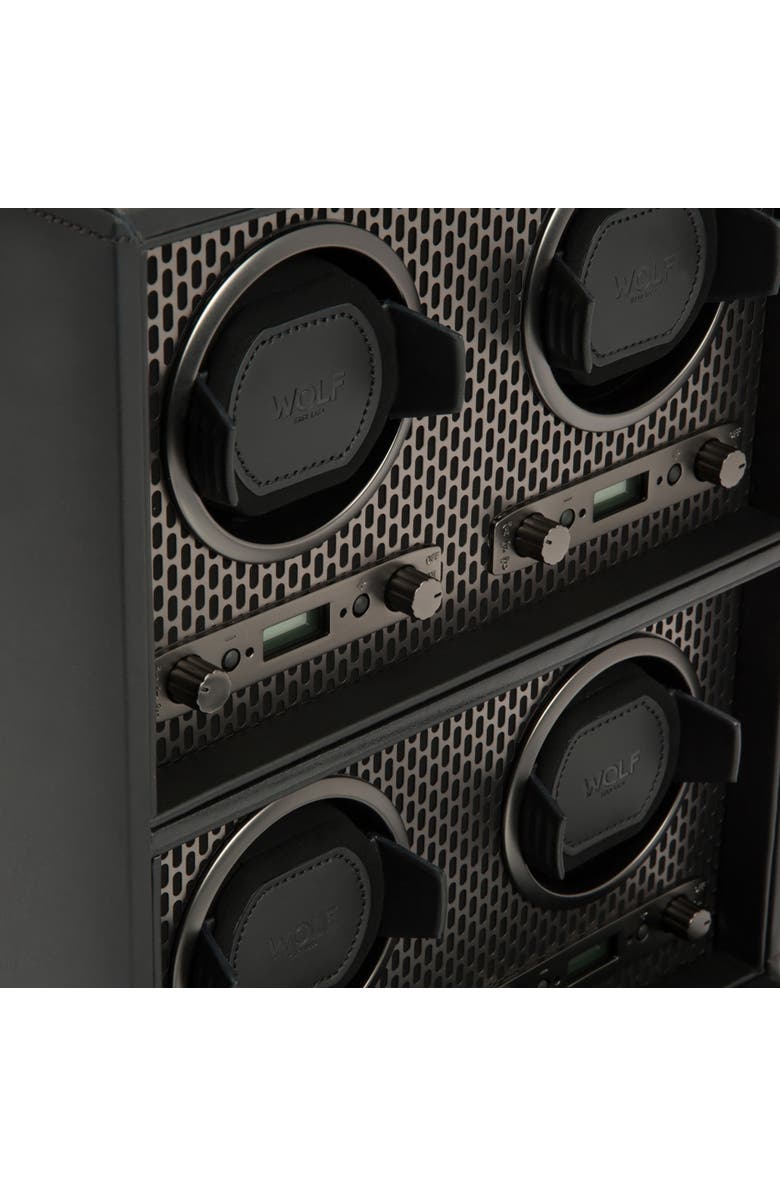 WOLF Axis 4 Piece Watch Winder, Alternate, color, Powder Coat
