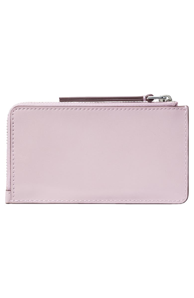 Tory Burch Robinson Spazzolato Leather Card Case, Alternate, color, 