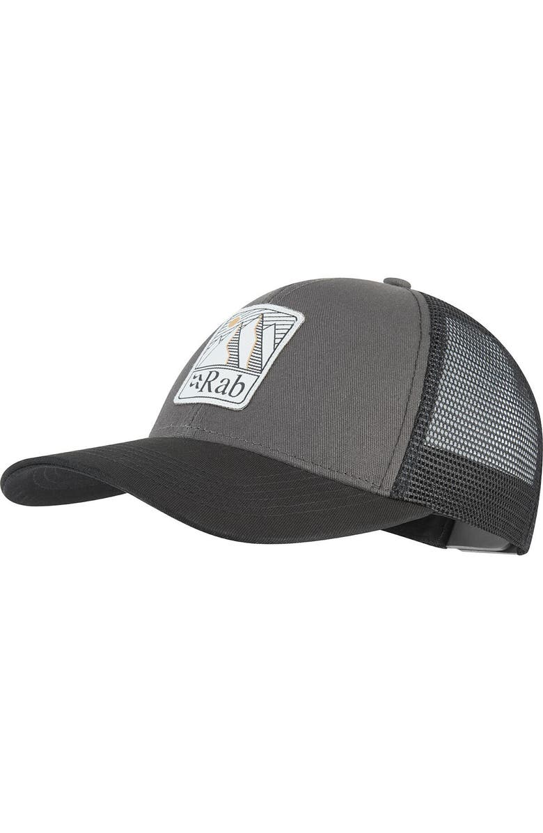 Rab Dihedral Badge Cap, Main, color, Graphene/Beluga