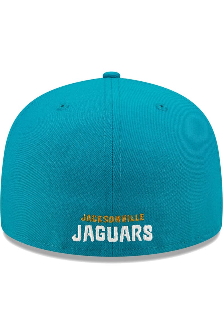 Men's New Era Teal Jacksonville Jaguars  Flawless 59FIFTY Fitted Hat, Alternate, color, Teal